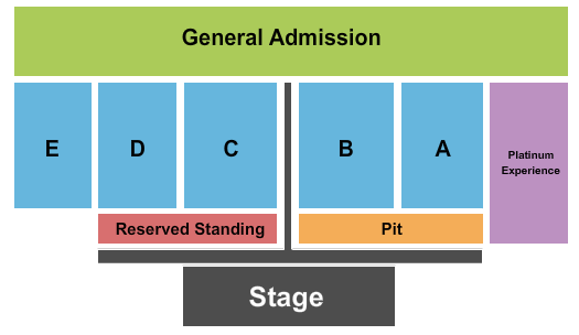 Country Thunder USA Jelly Roll Seating Chart